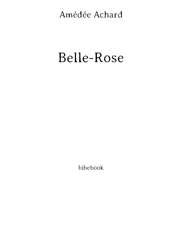 Belle-Rose