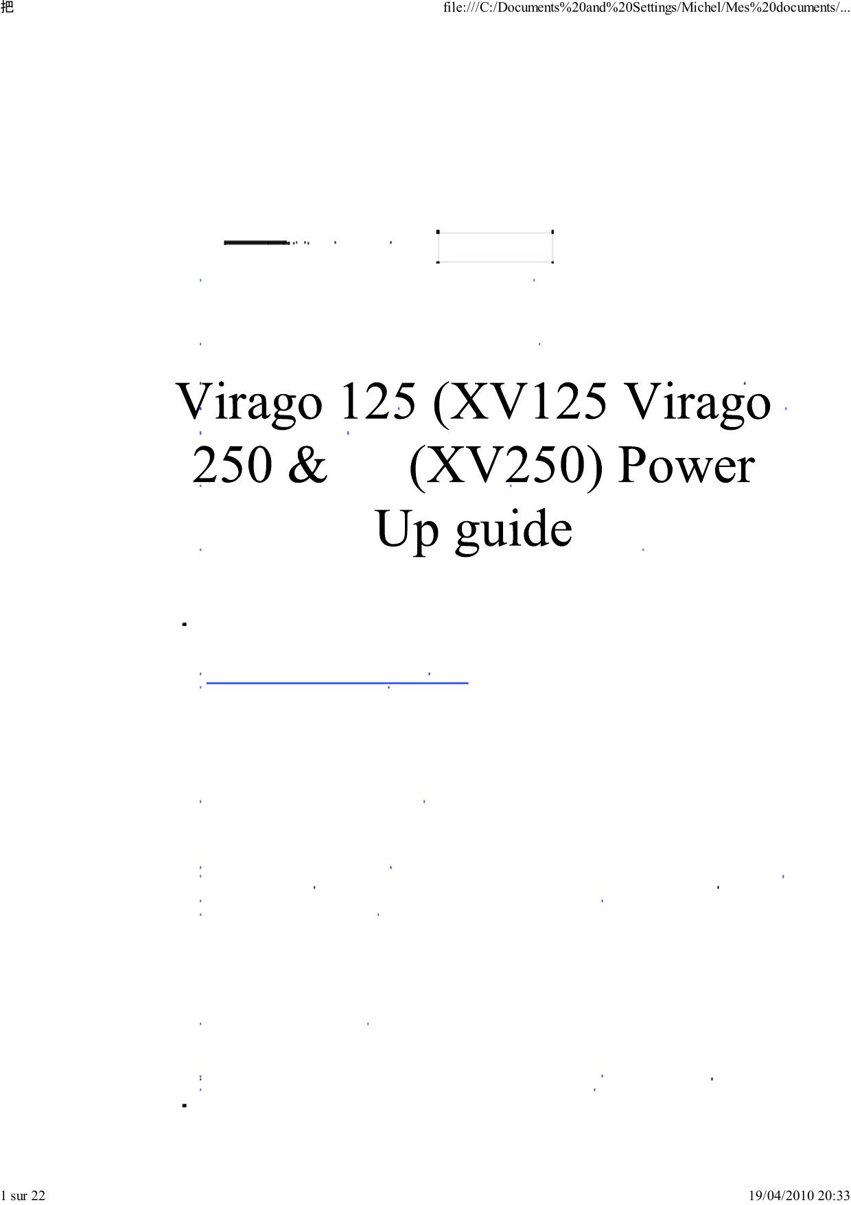 guide modification xv125