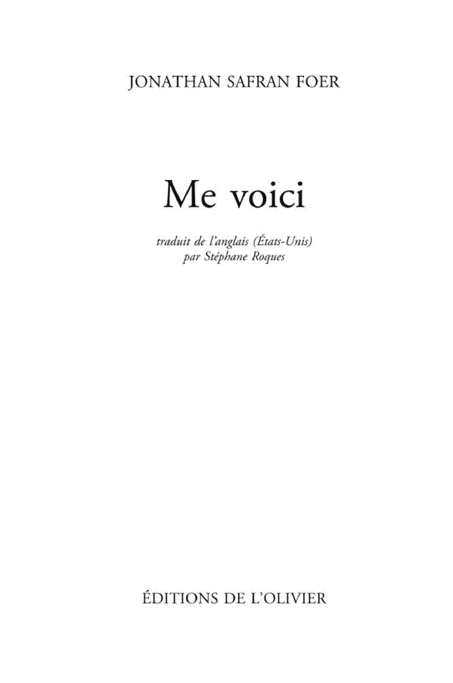 Me voici