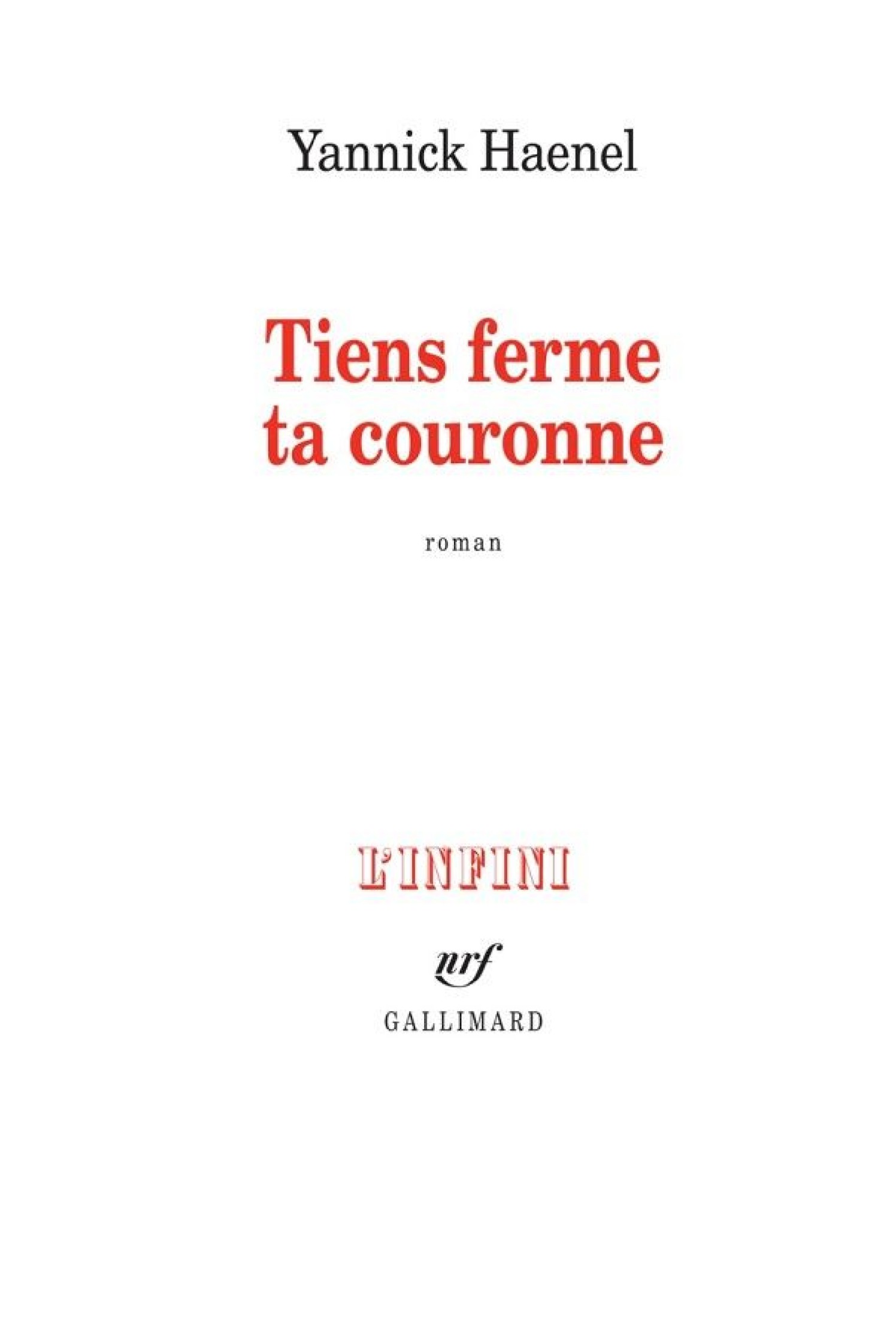 Tiens ferme ta couronne
