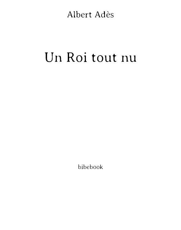 Un Roi tout nu