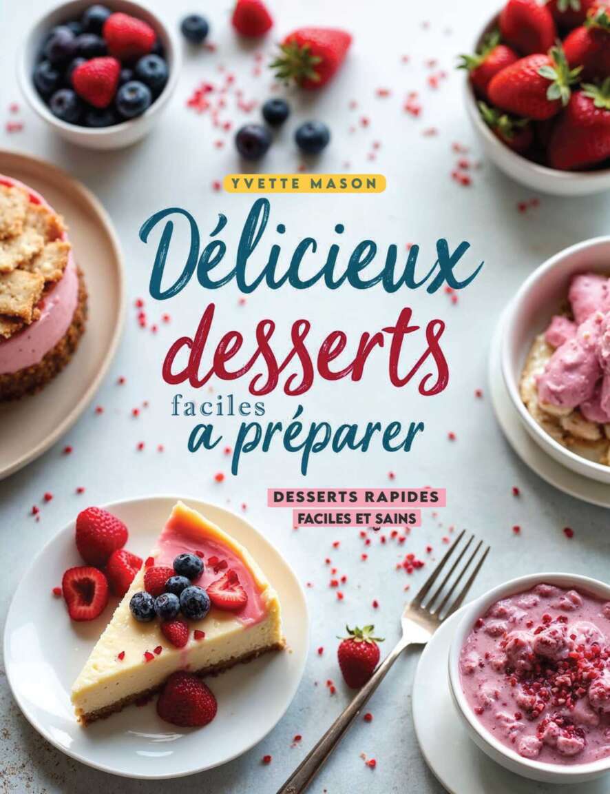 Délicieux desserts faciles à préparer: Desserts rapides, faciles et sains (French Edition)