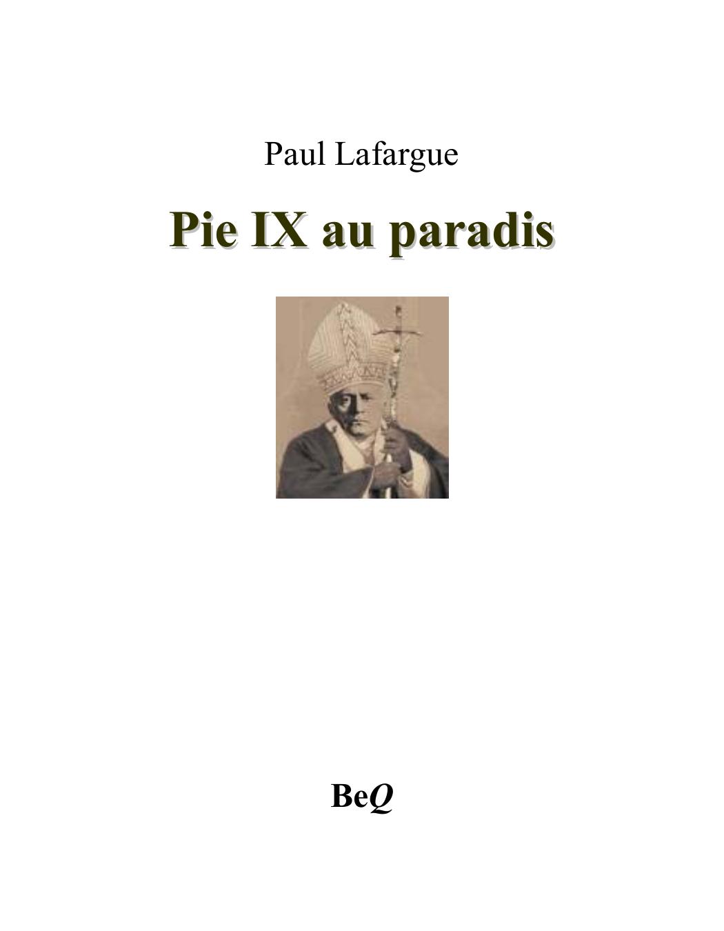Pie IX au paradis