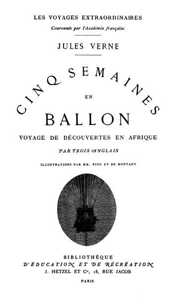Cinq Semaines en ballon (Édition Originale Illustrée)