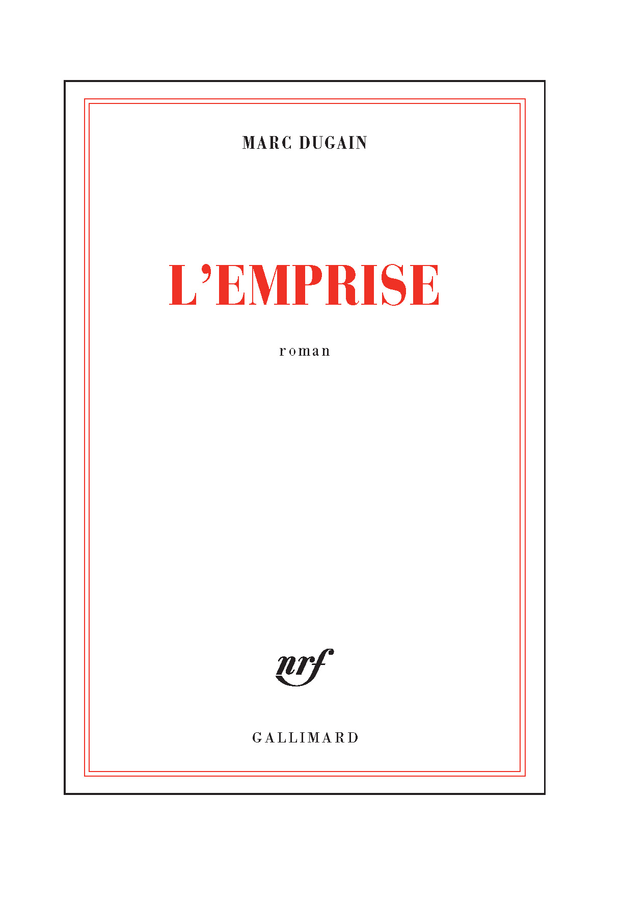L'emprise : roman