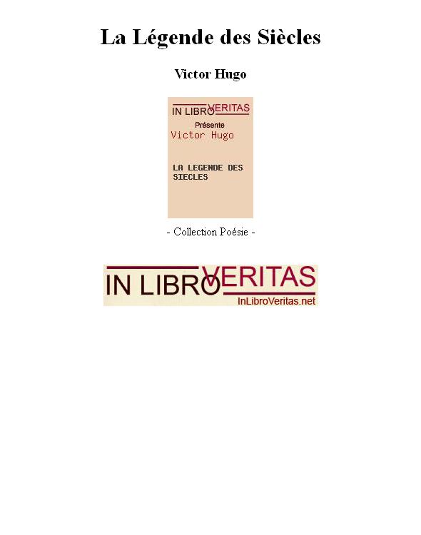 La Légende Des Siècles