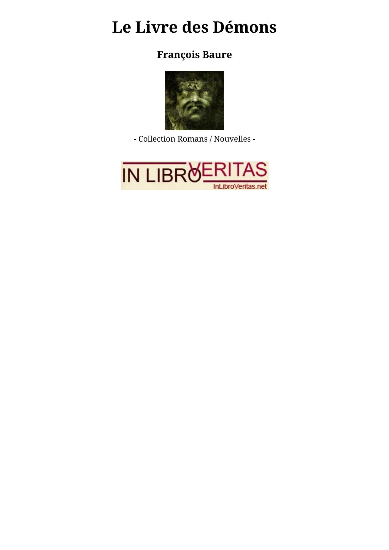 Le Livre des Démons