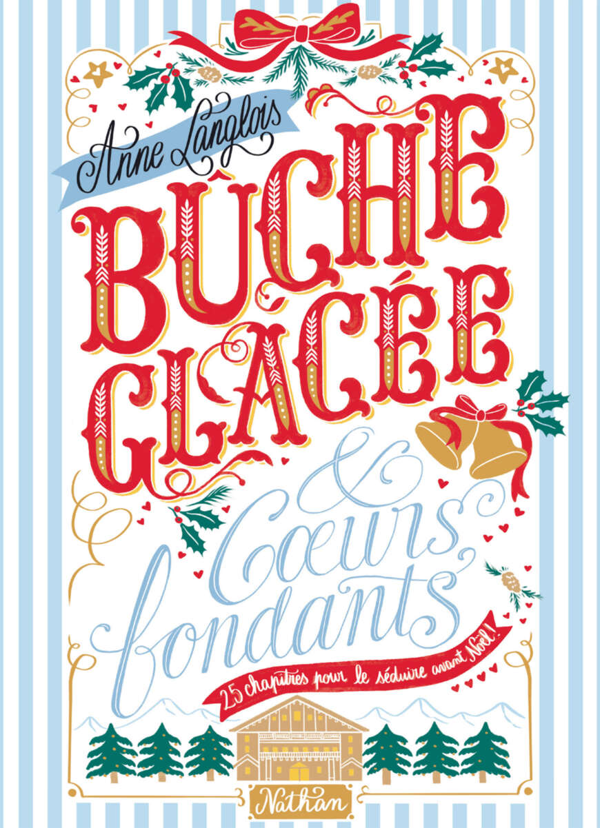 Bûche glacée et coeur fondant