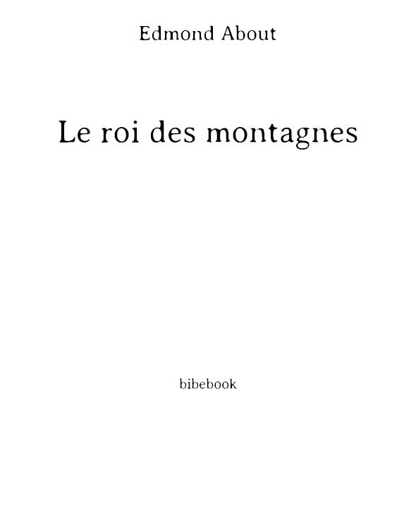 Le Roi Des Montagnes
