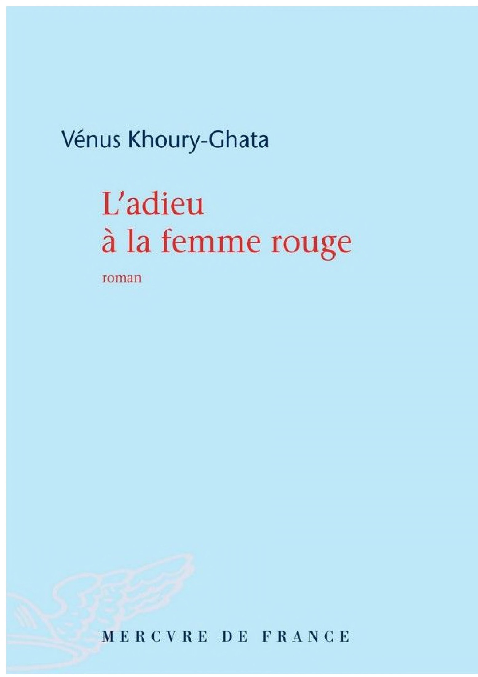 L'adieu à la femme rouge
