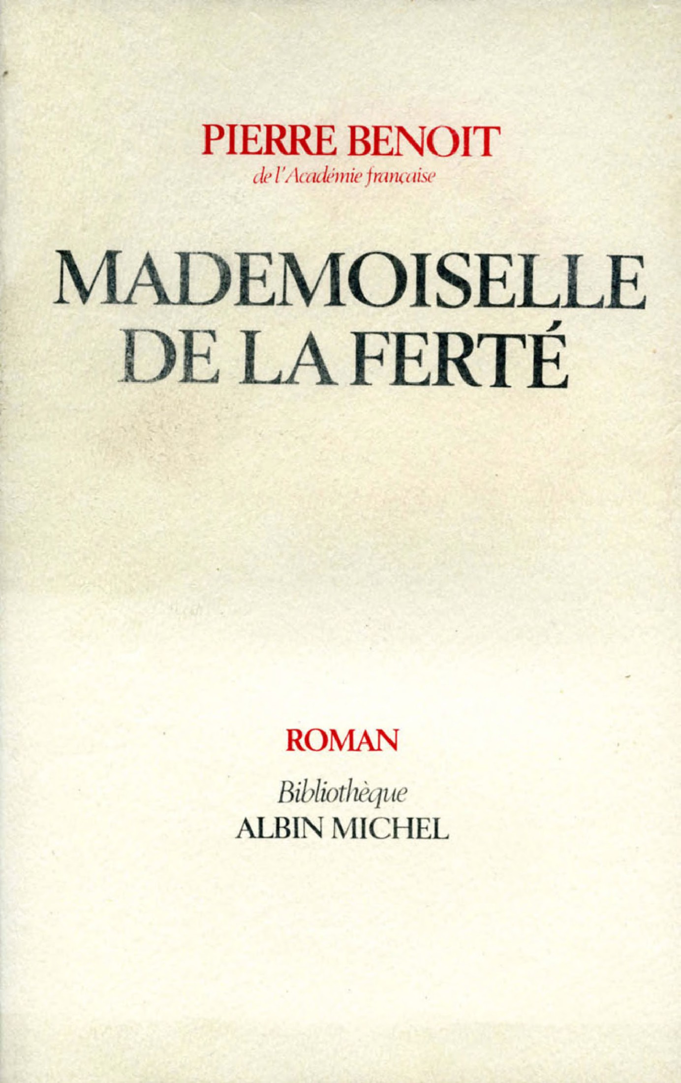Mademoiselle de la Ferté