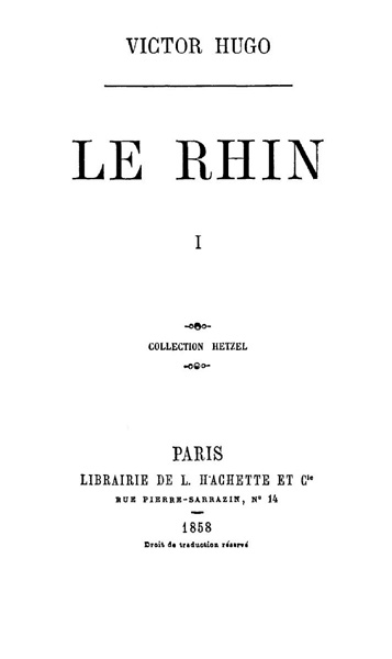 Le Rhin I