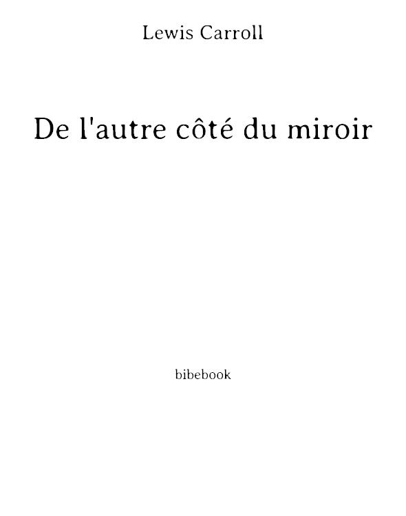 De l'autre côté du miroir