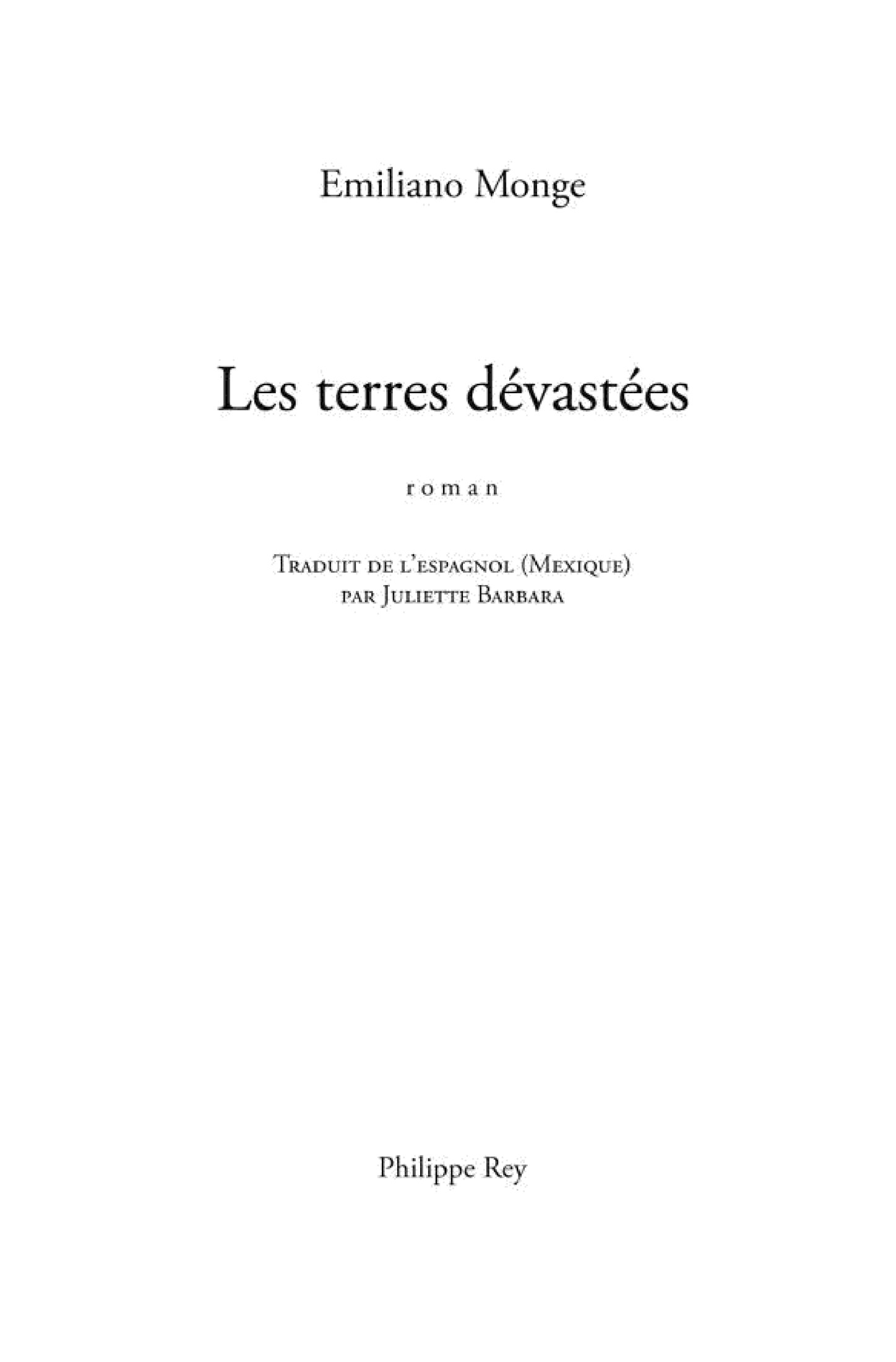 Les terres dévastées