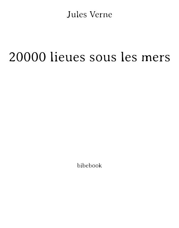 20000 lieues sous les mers