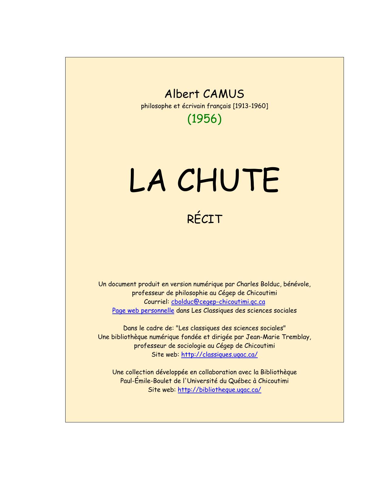 La chute