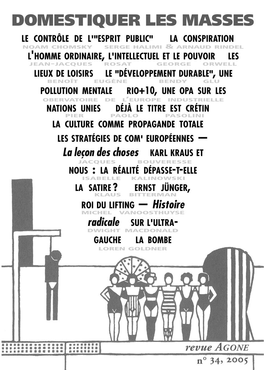 revue Agone n° 34