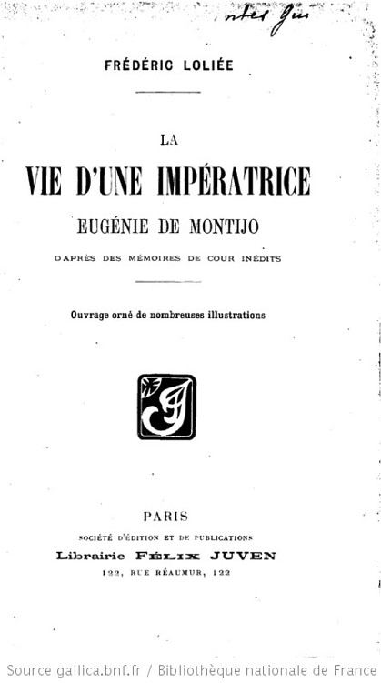 La vie d'une Impératrice