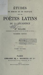 Études de mœurs et critique