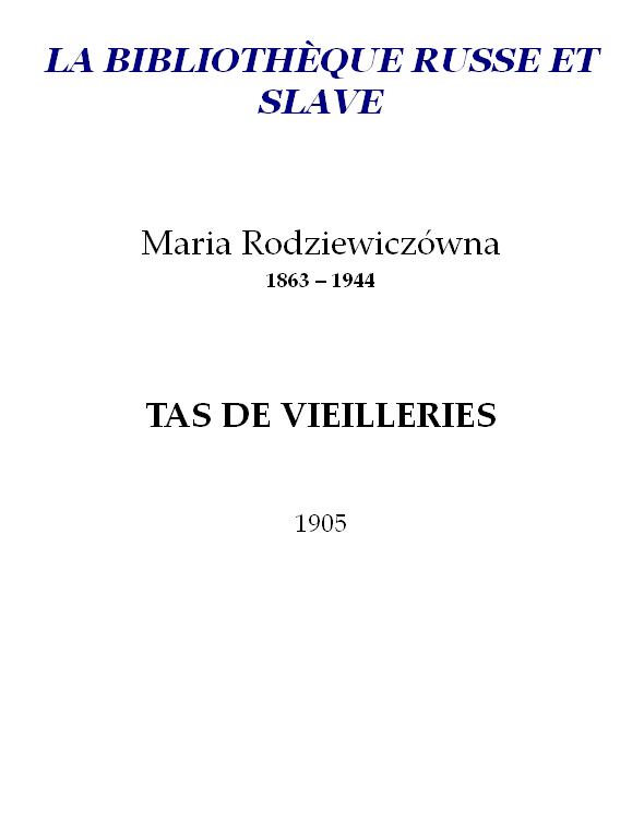 Tas de vieilleries