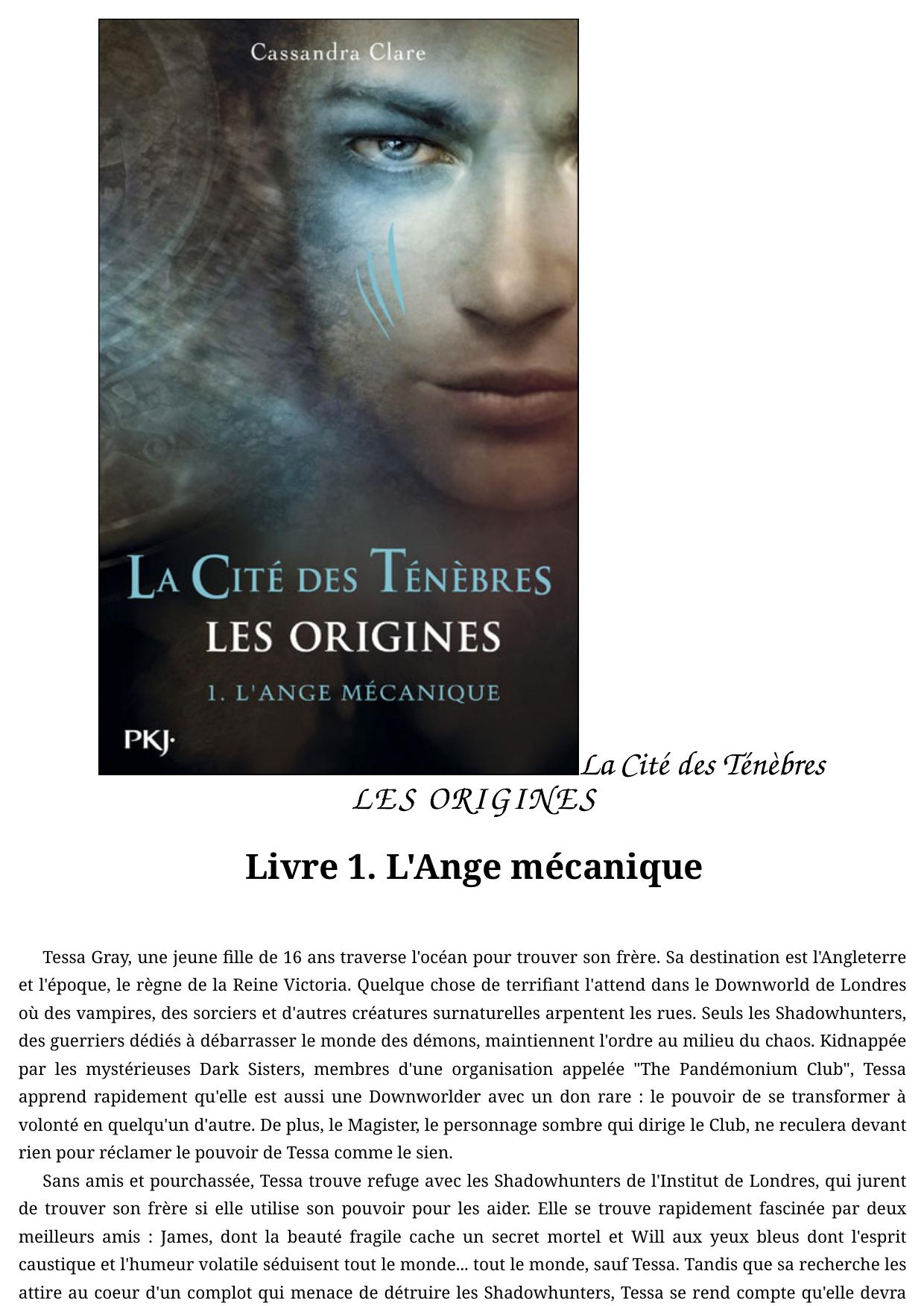 L'ange mécanique