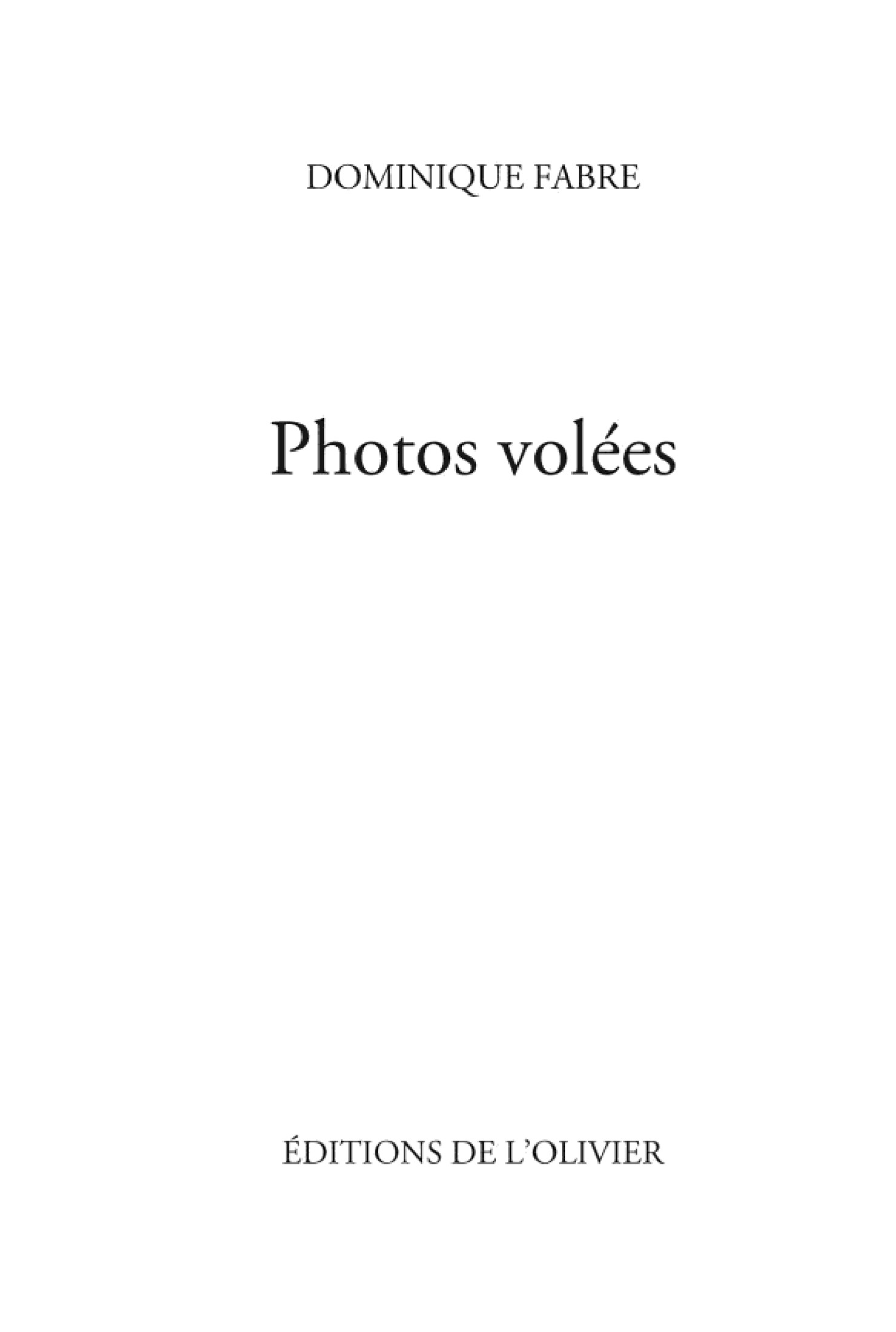 Photos volées