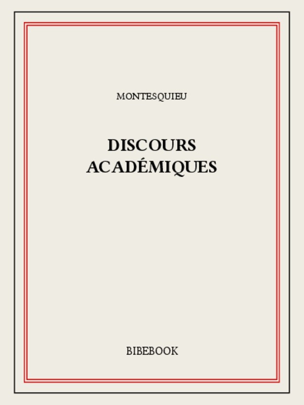 Discours académiques