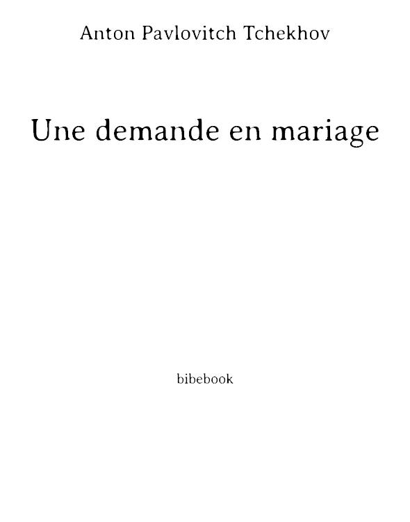 7 pièces en un acte. Le Chant du cygne. L'Ours. Une Demande en mariage. Le Tragédien malgré lui. La Noce. Le Jubilé. Les Méfaits du tabac. Texte français....