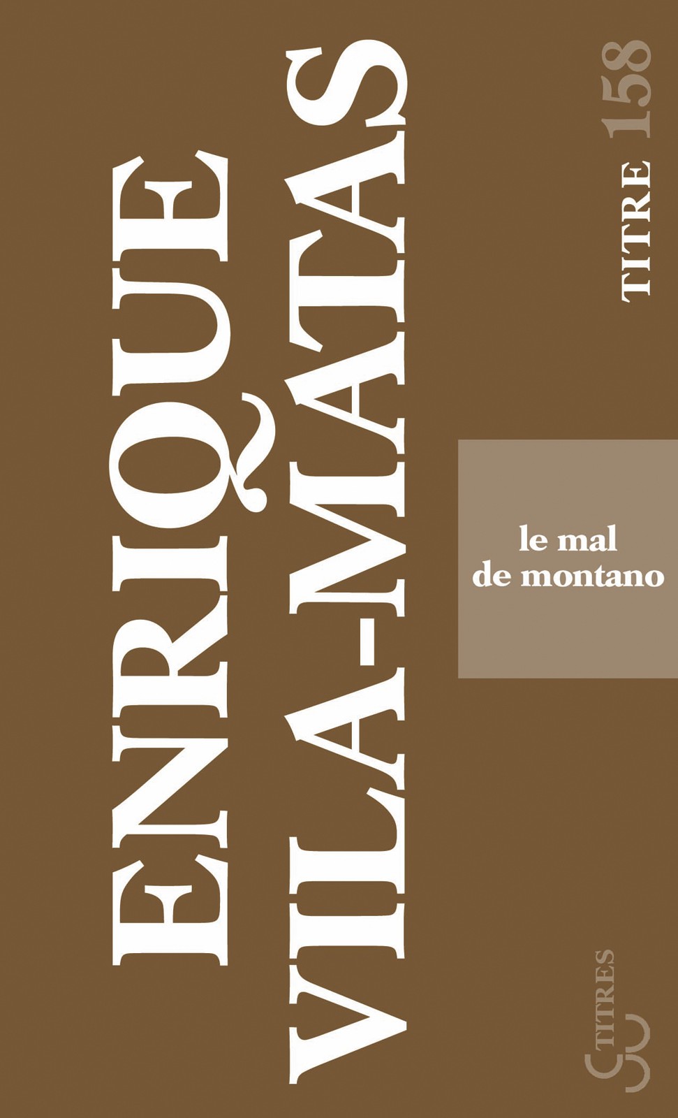 Le mal de Montano (French Edition)