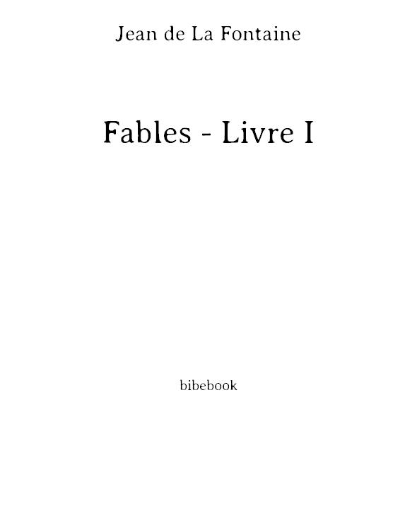 Fables - Livre I