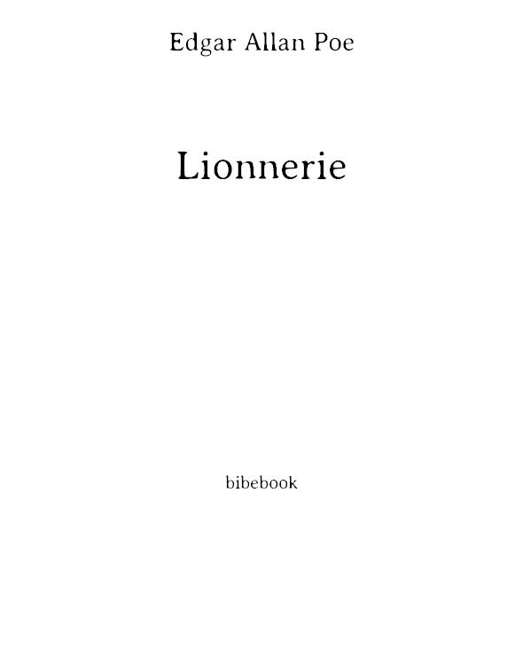 Lionnerie