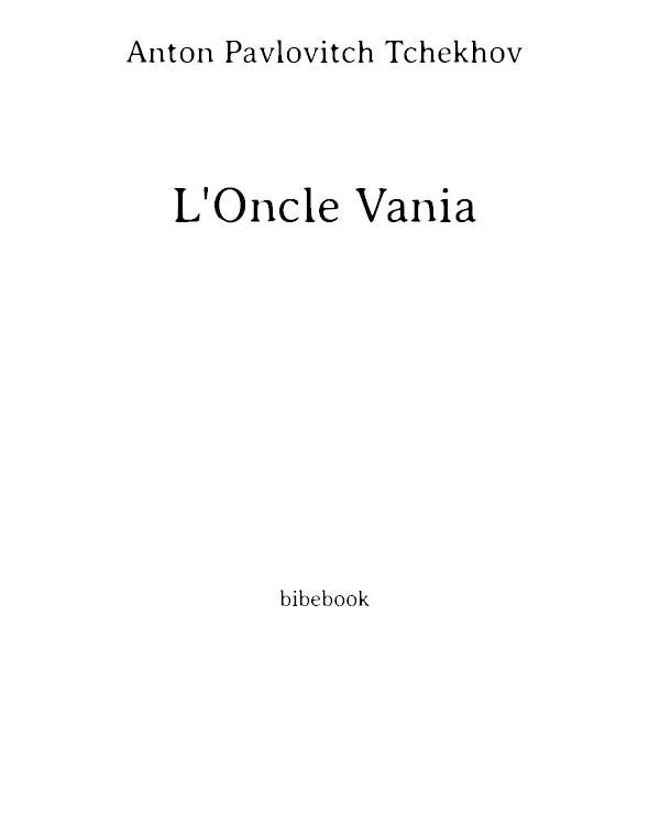 L'Oncle Vania