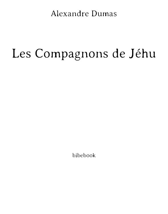 Les Compagnons du Jéhu