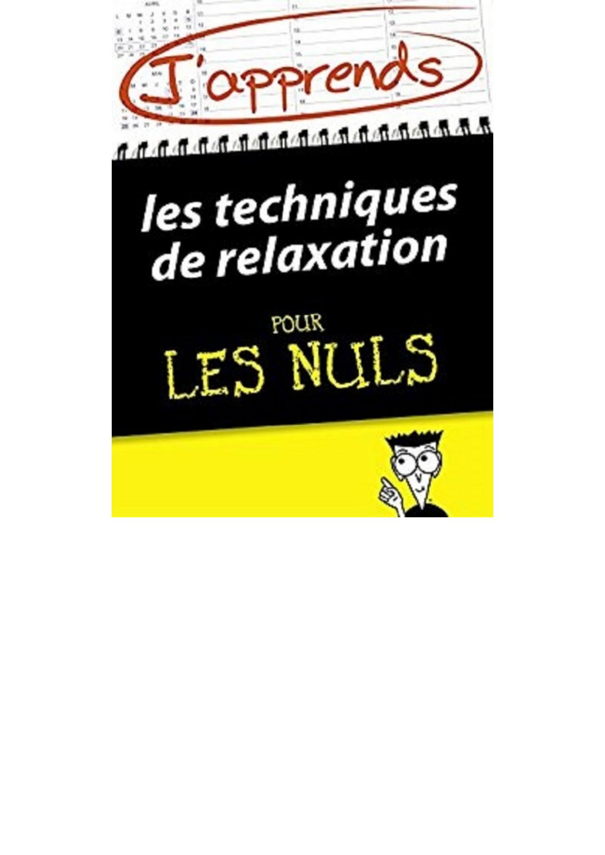 J'apprends les techniques de relaxation pour les Nuls - ePub3