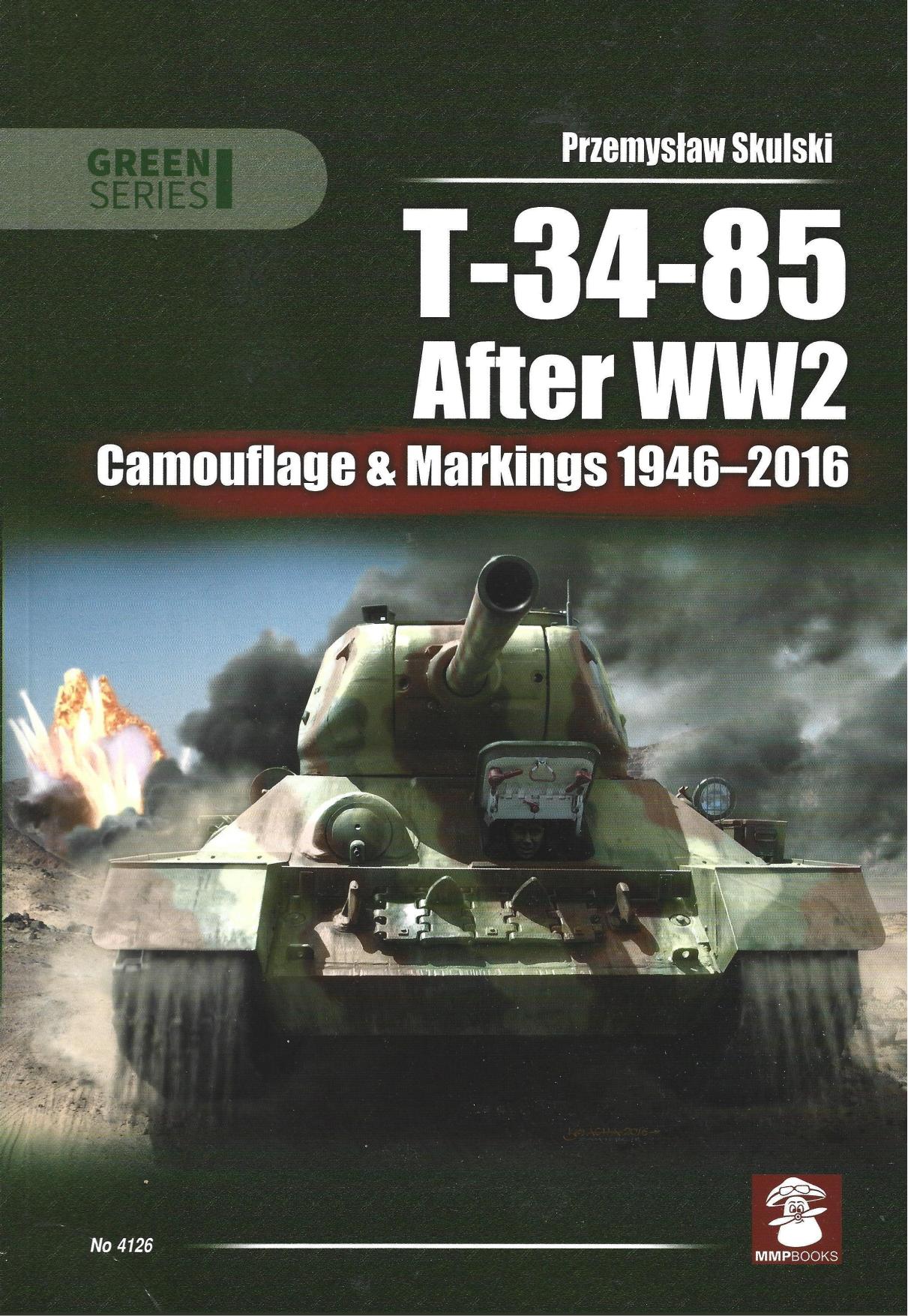4126 T-34-85 After WW2 Camouflage & Markin