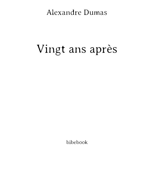 Vingt ans après
