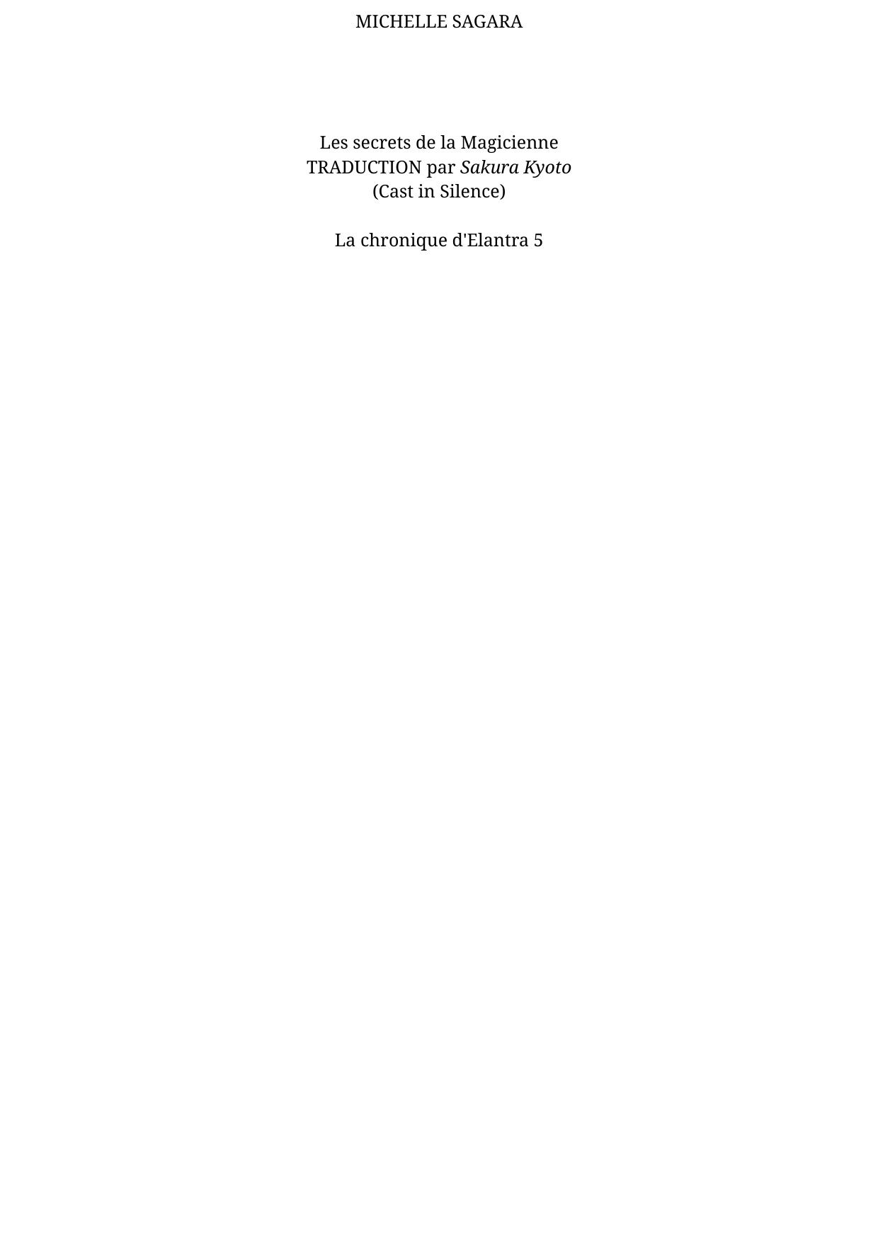 Les secrets de la magicienne