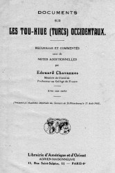 Documents sur les Tou-kiue (Turcs) occidentaux