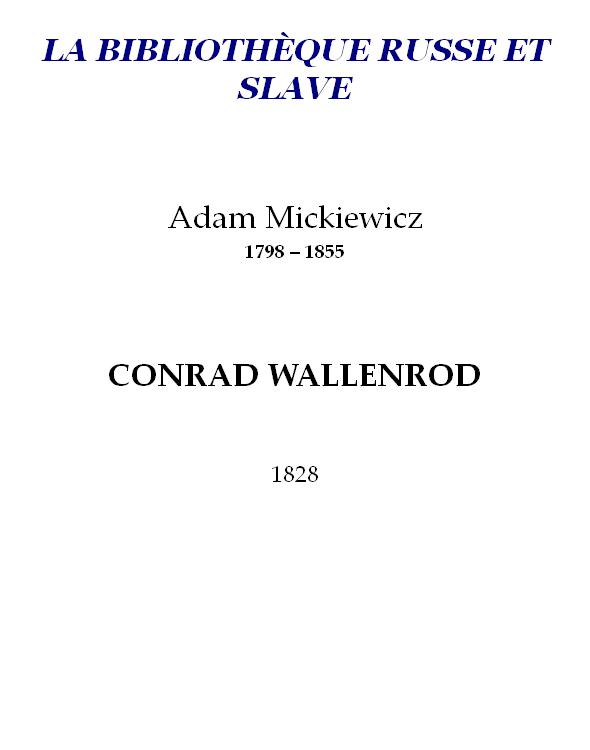 Conrad Wallenrod