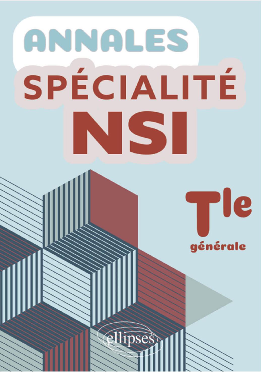 ellipses annales specialite nsi tle genera