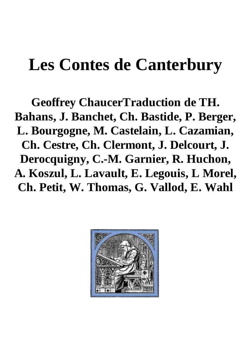 Les Contes de Canterbury