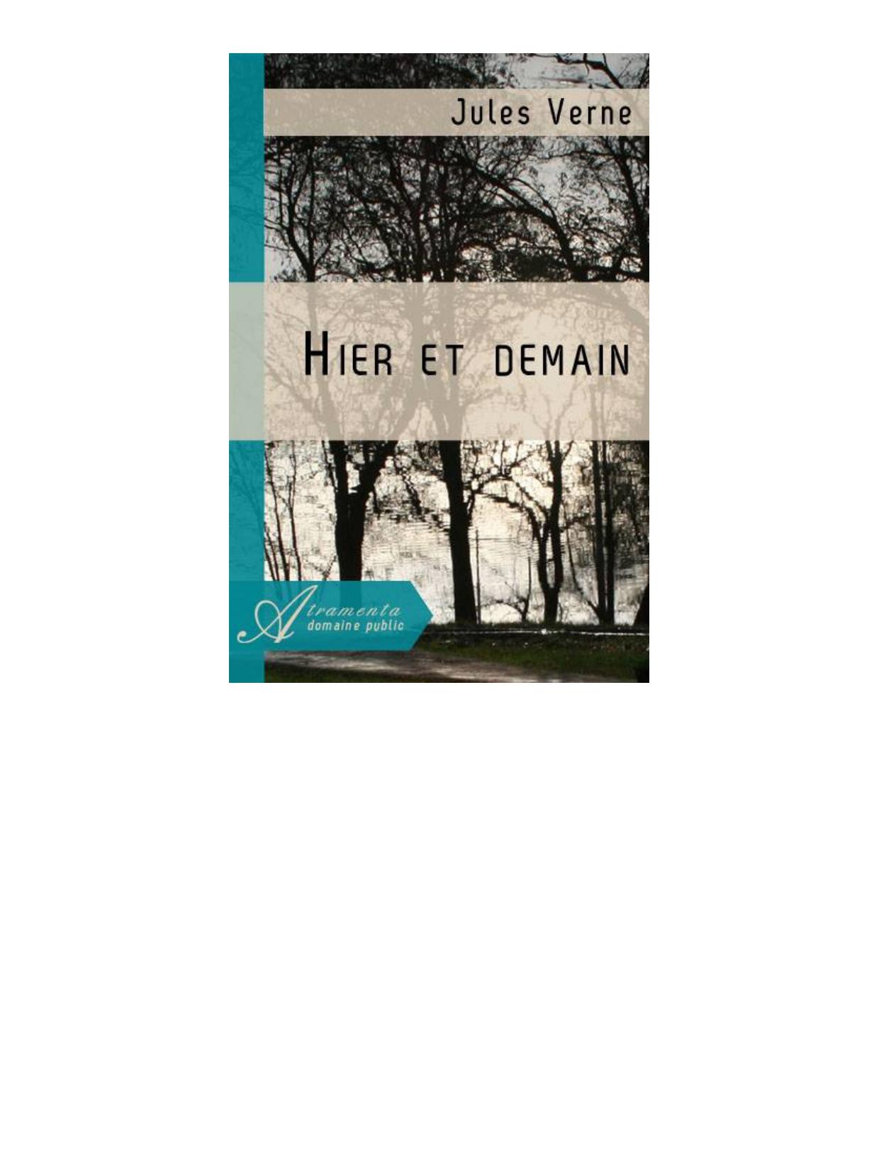 Hier et demain