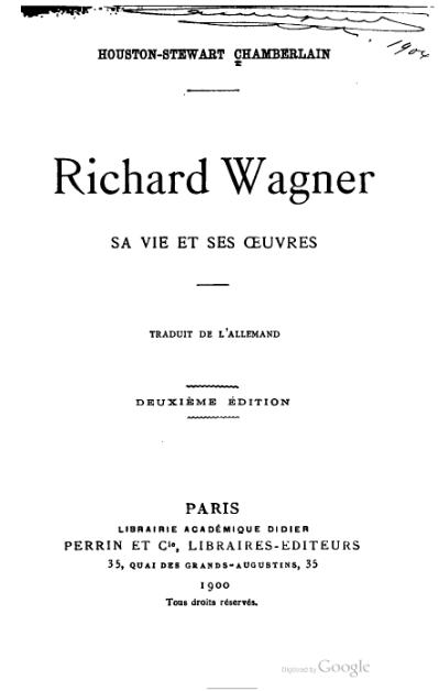 Wagner - Chamberlain