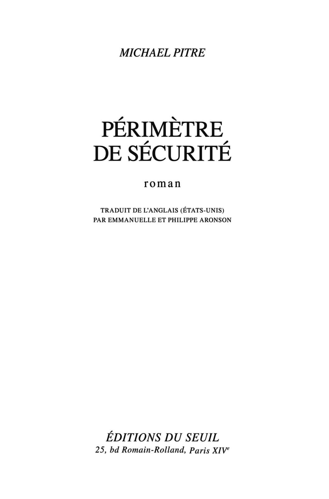 Périmètre de sécurité