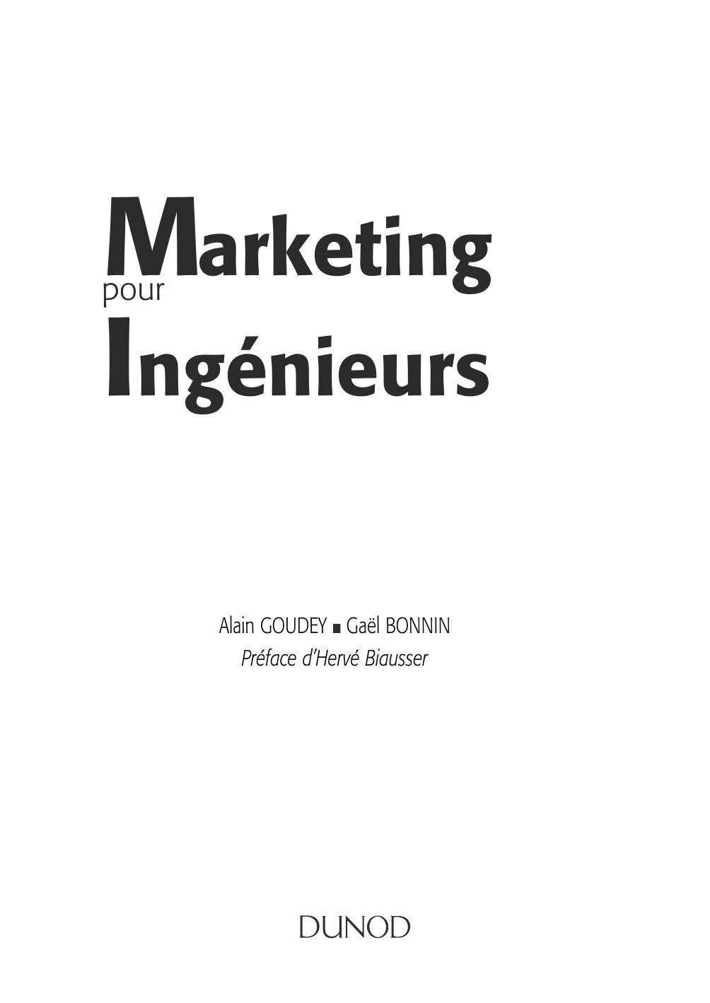 Marketing pour Ingénieurs
