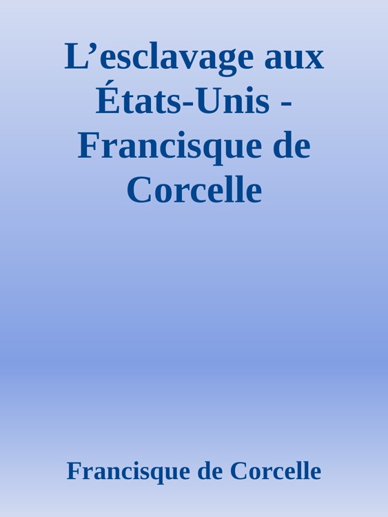 L’esclavage aux États-Unis
