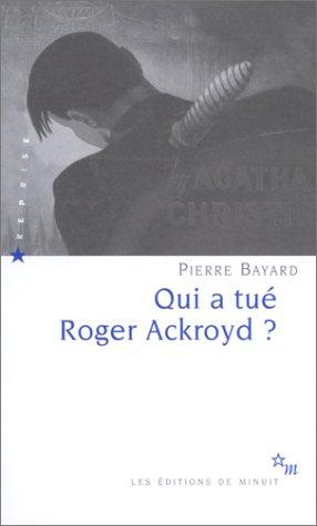 Qui a tué Roger Ackroyd?