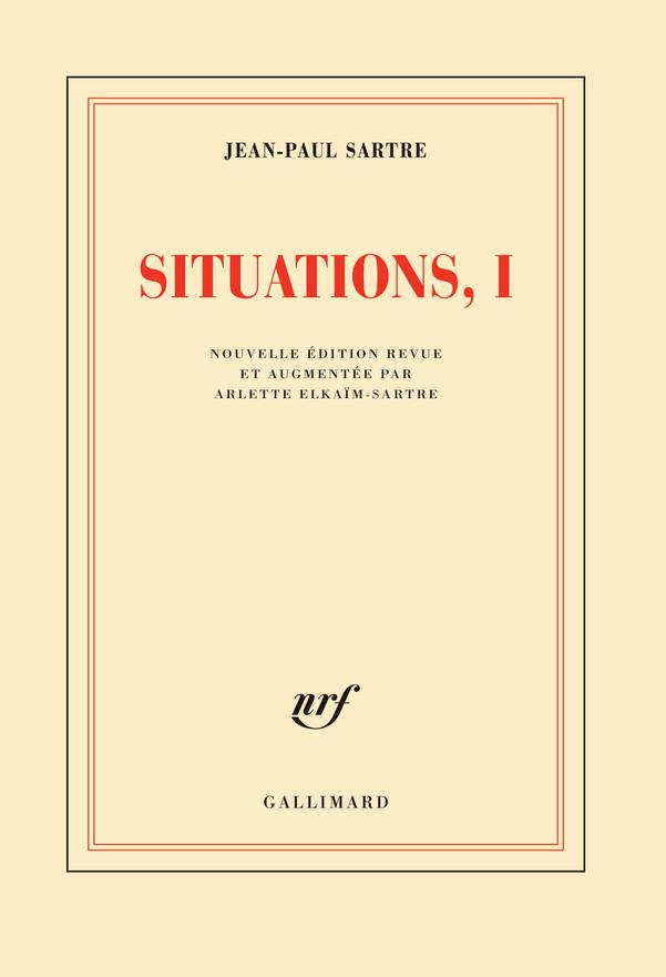 Situations (Tome 1) - Février 1938 - septembre 1944