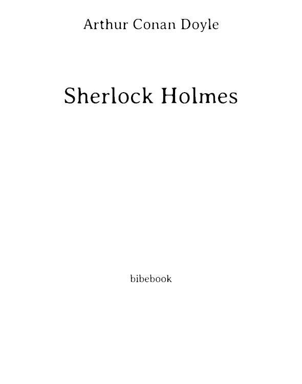 Sherlock Holmes