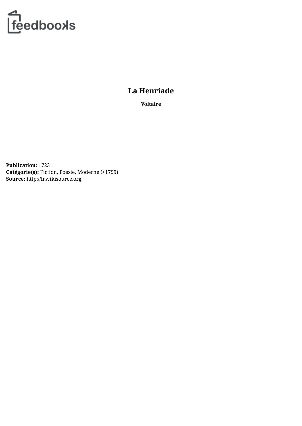 La Henriade